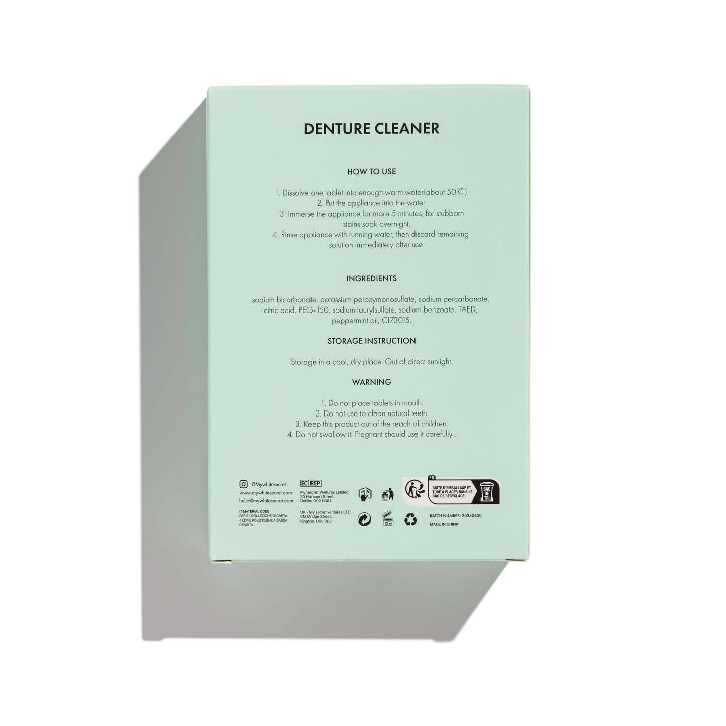 Retainer Cleaning Tablets (Extra Strength)
