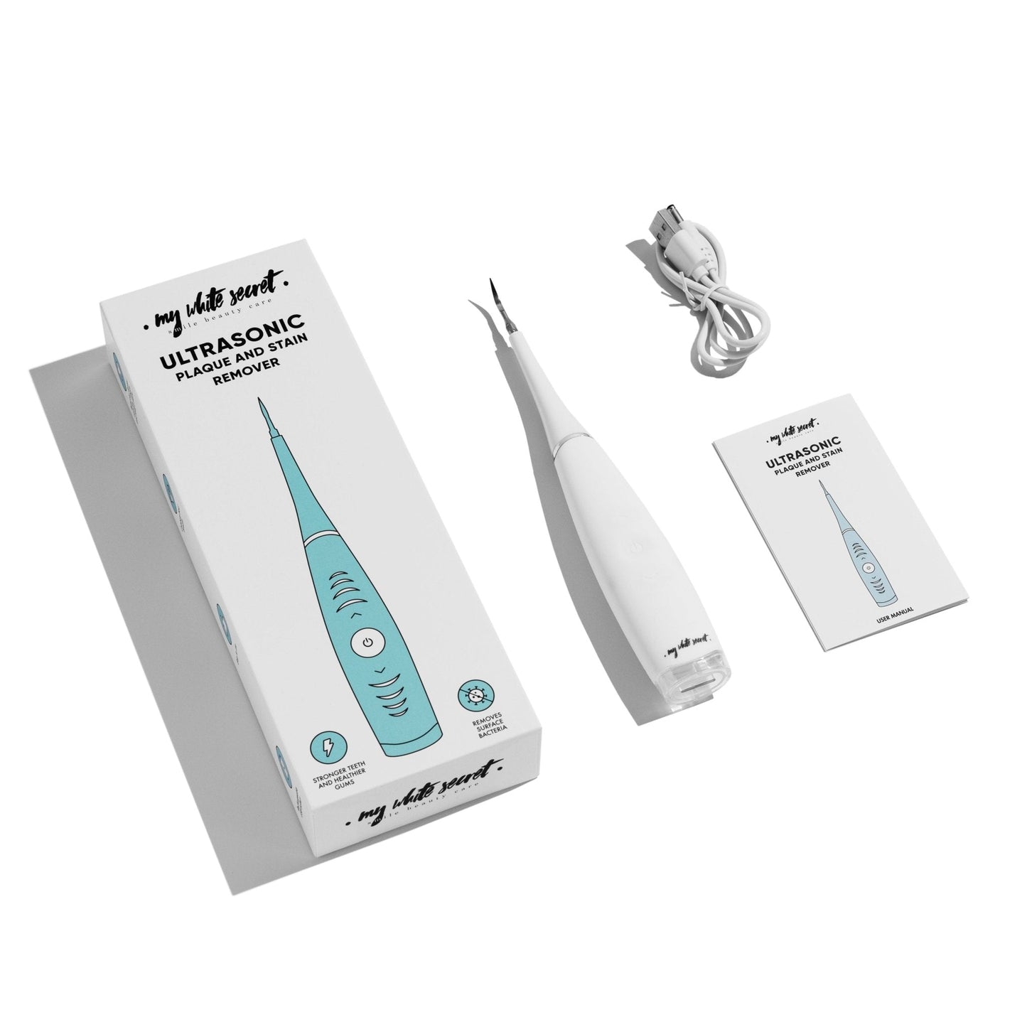 Ultrasonic plaque remover - My White Secret