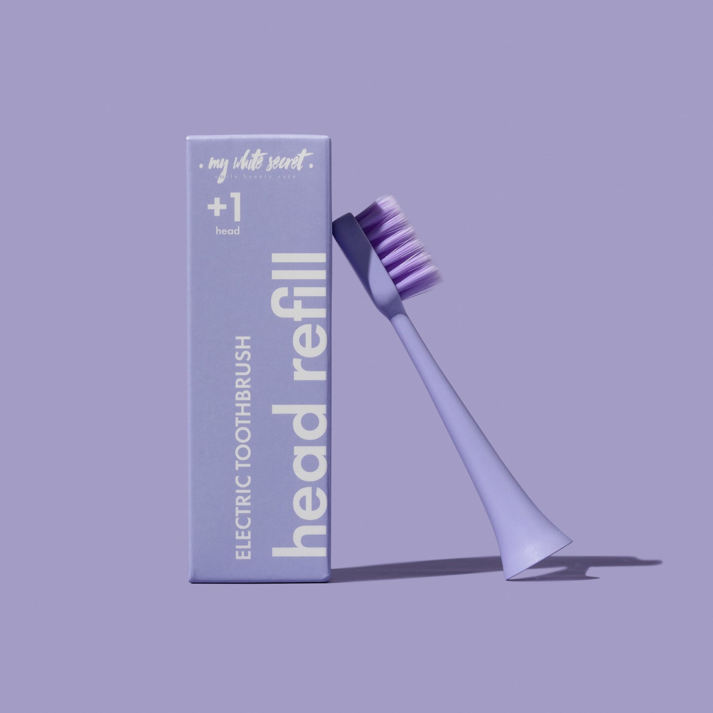 Electric toothbrush replacement head - Purple