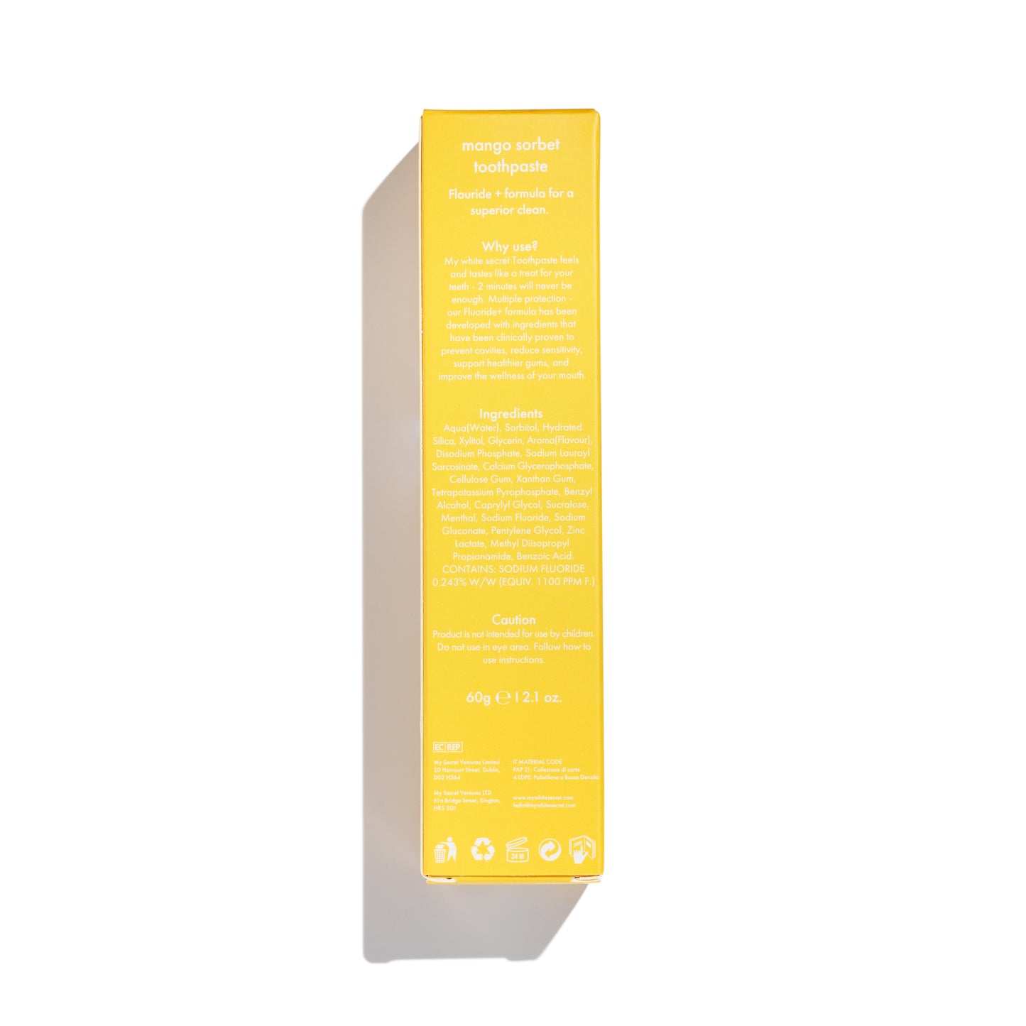 Mango sorbet Toothpaste