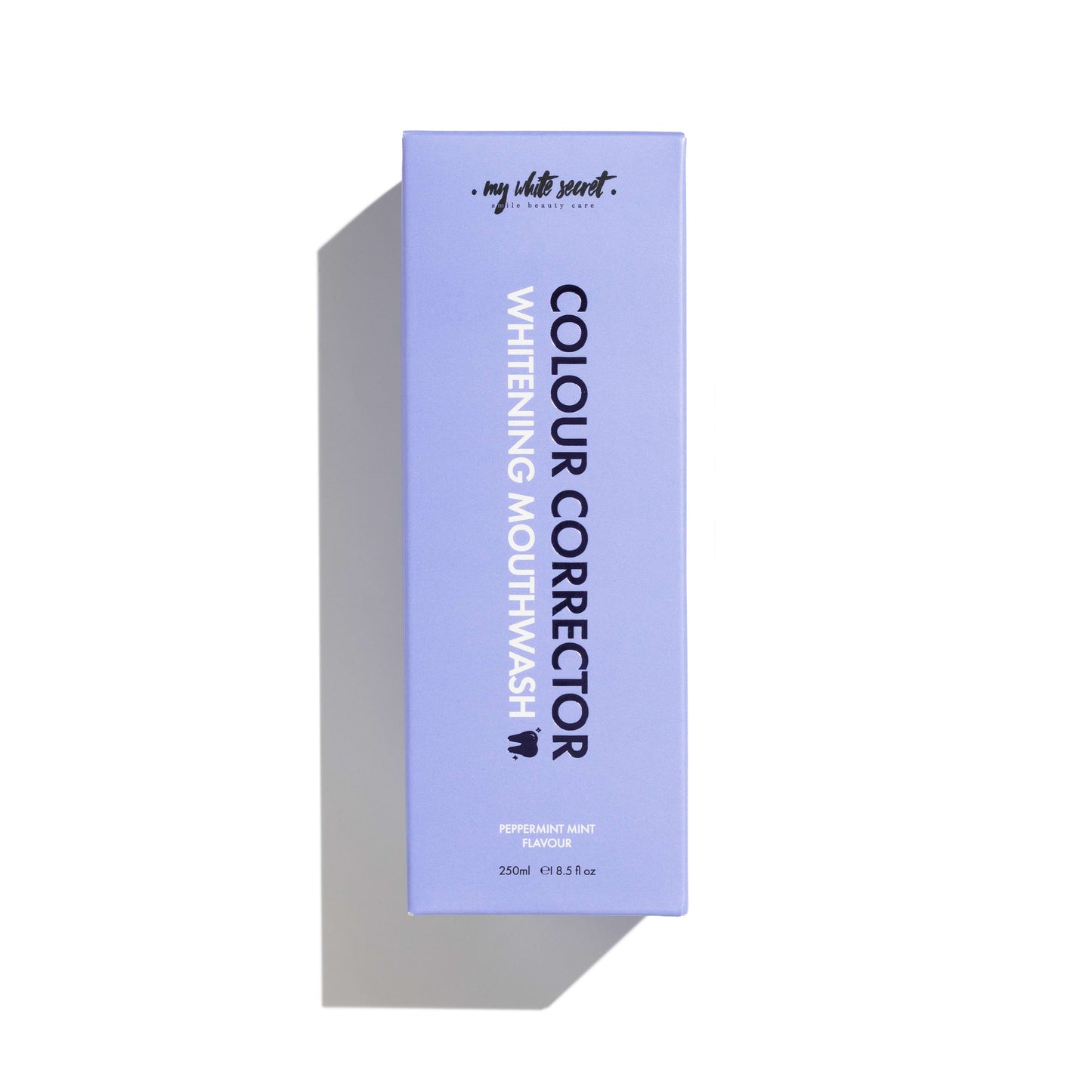 Colour corrector whitening mouthwash
