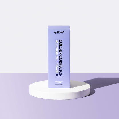 Colour corrector whitening mouthwash