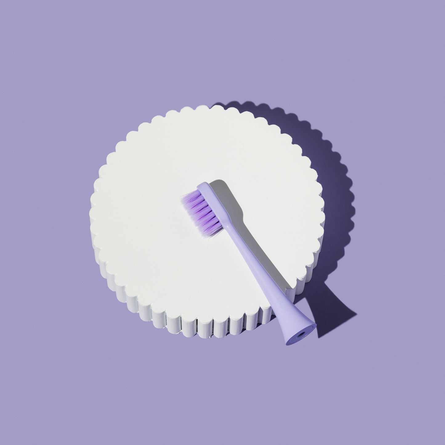 Electric toothbrush replacement head - Purple