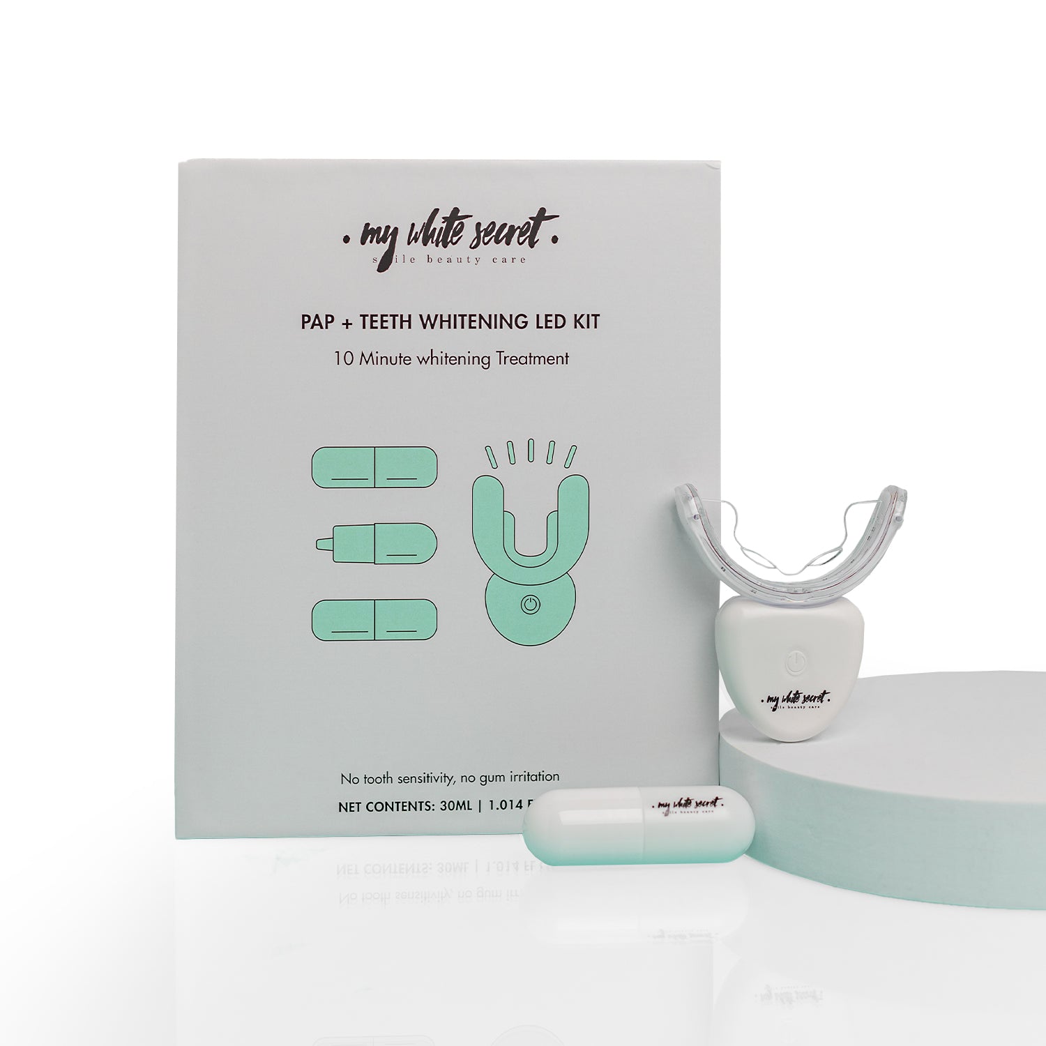 Teeth Whitening LED Kit: Whiter Teeth in Just 30 Minutes - My White Secret